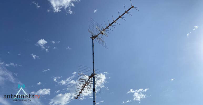 Problemi antenna TV Milano: antenna restaurata