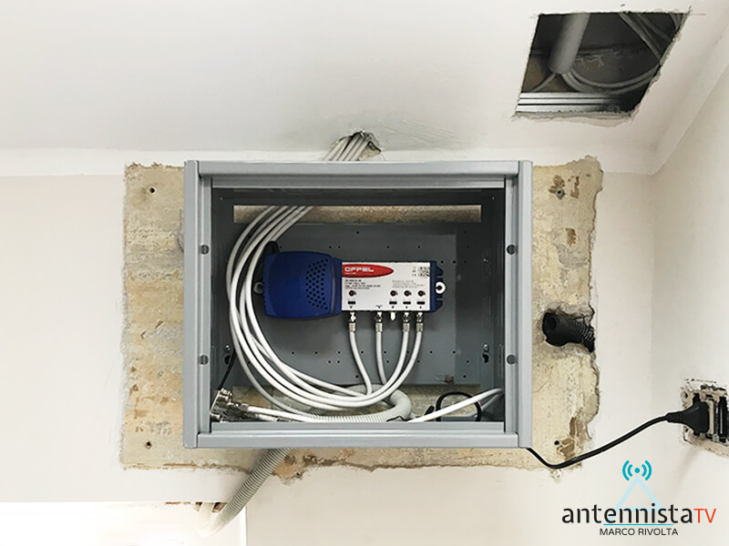 Antenna Centralizzata Sostituita In Una Palazzina A Milano 08