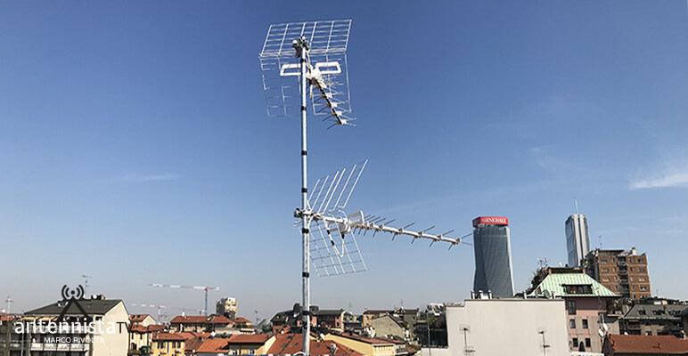 Antenna Centralizzata Sostituita in una Palazzina a Milano