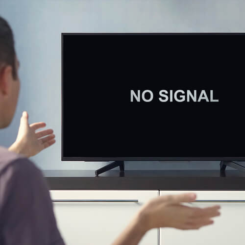 Impianto Antenna TV Milano: i Problemi più Ricorrenti - Segnale debole