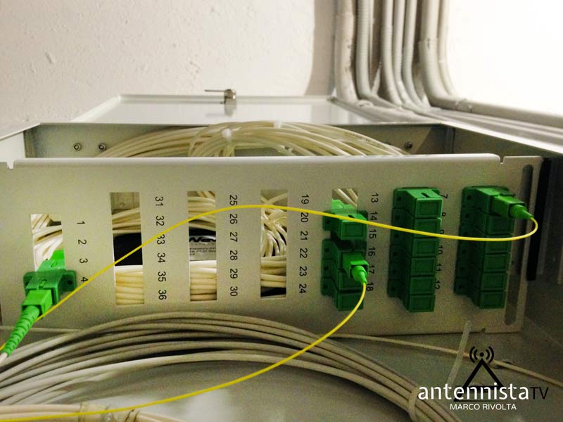 Impianto Tv Satellitare Centralizzato Tecnologia In Fibra Ottica Condominio San Donato 05