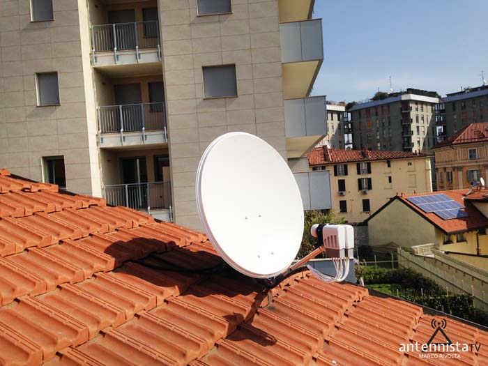 Realizzazione Impianto Tv Satellitare Ostello Milano 07