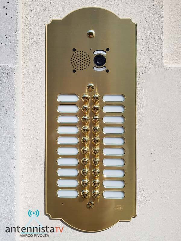 Impianto Videocitofonico Installato In Una Residenza Storica 03