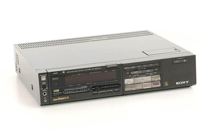 Un registratore Betamax della Sony