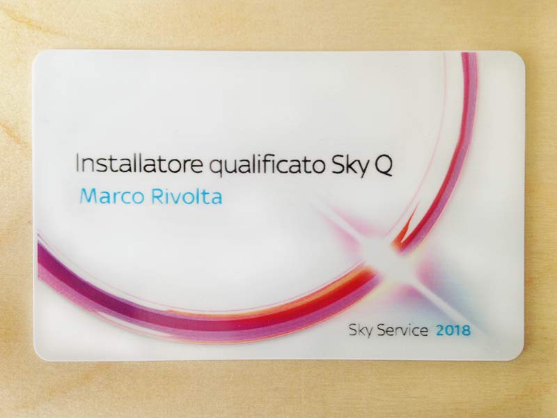 Sono uno Sky Q installer a Milano sempre più specializzato!