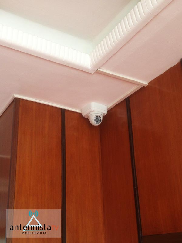 Telecamera HD all'ingresso