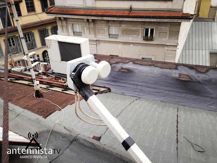 Nuovo Impianto Tv Satellitare Albergo Antica Locanda Dei Mercanti Milano 03