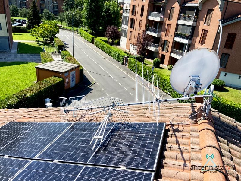 Problemi Antenna Tv Milano: antenna danneggiata dalla tempesta