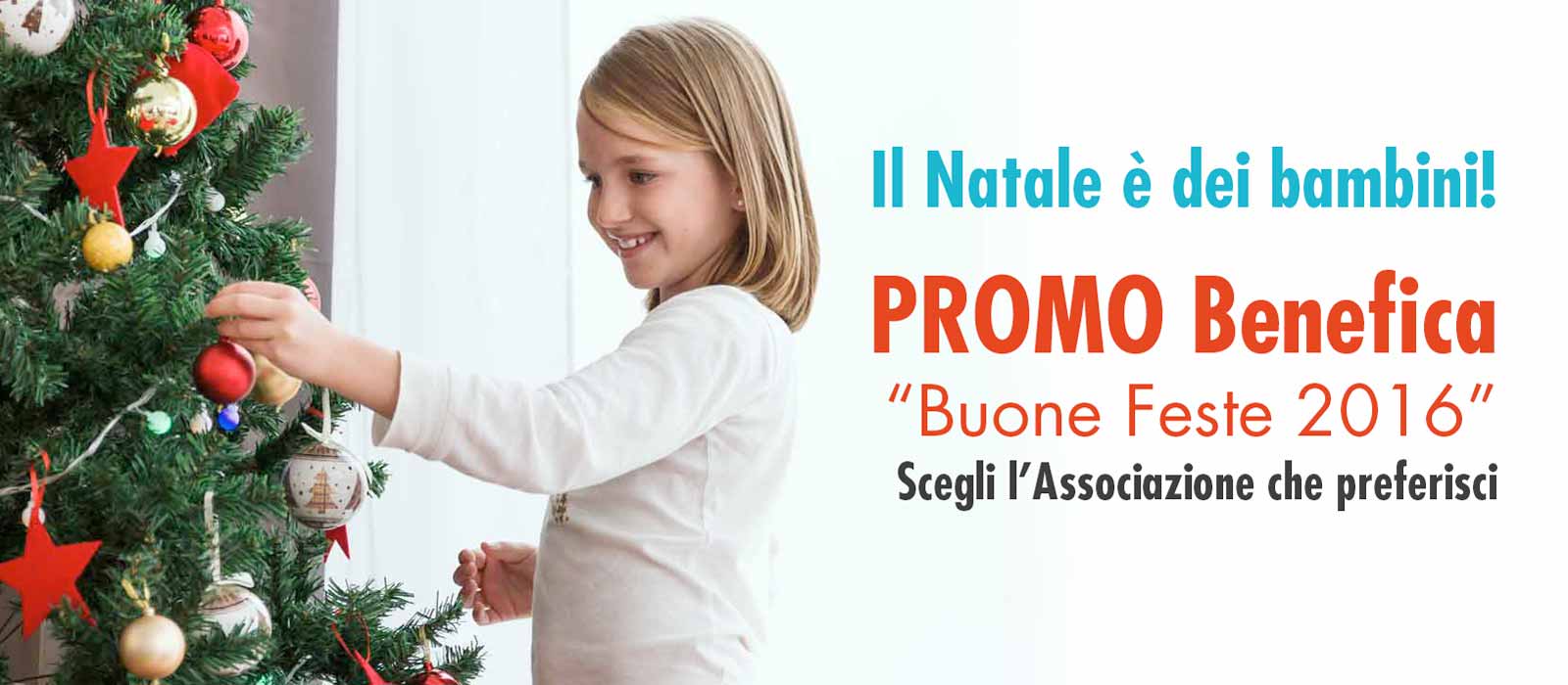 La promo benefica di Natale 2016