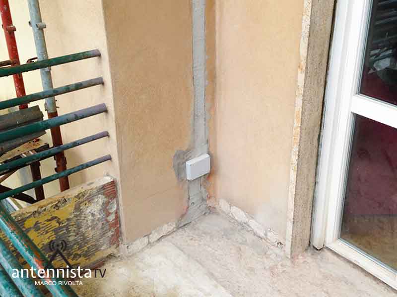 Rimozioni Cavi Esterni Facciata Ristrutturazione Cantiere Milano 5