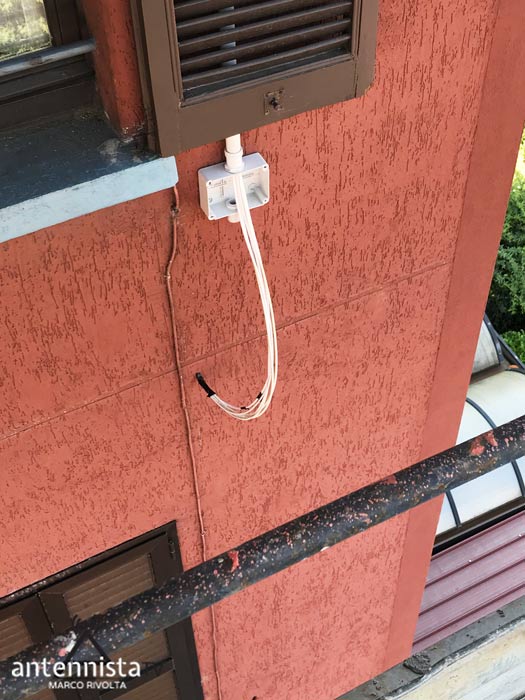 Servizio Canalizzazione Cavi Antenna Tv Condominio 01