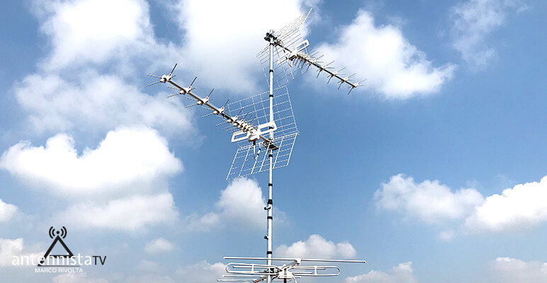 Sostituzione Antenna TV Esterna in un Condominio a Milano