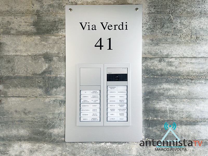 Sostituzione Citofono Condominiale Milano Risultato Finale